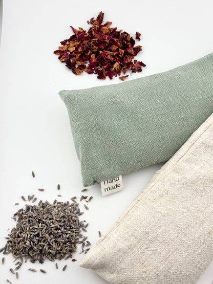 כרית עיניים למדיטציה עם קריסטלים