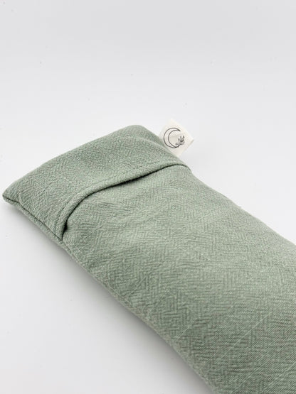 כרית עיניים למדיטציה עם קריסטלים