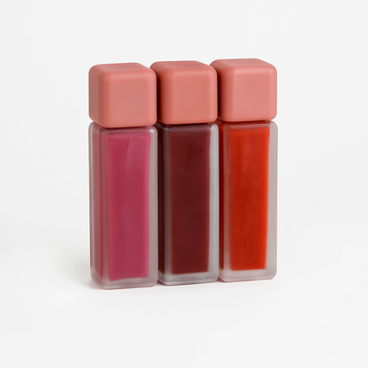 ליפגלוס צבעים: חום/ורוד/אדום. 6 מ״ל