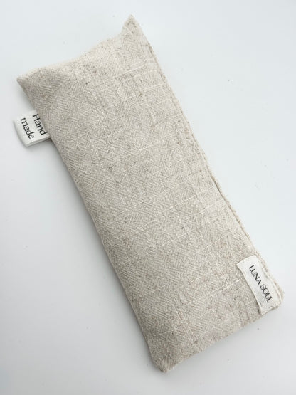 כרית עיניים למדיטציה עם קריסטלים