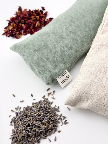 כרית עיניים למדיטציה עם קריסטלים