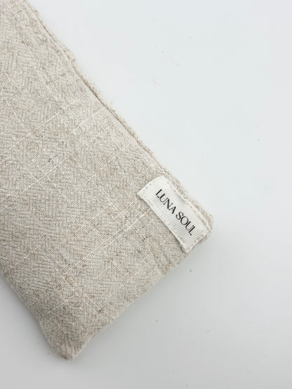 כרית עיניים למדיטציה עם קריסטלים